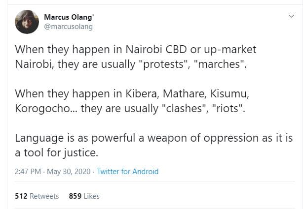 Marcus olang' marcusolang when they happen in nairobi cbd or upmarket nairobi, t
