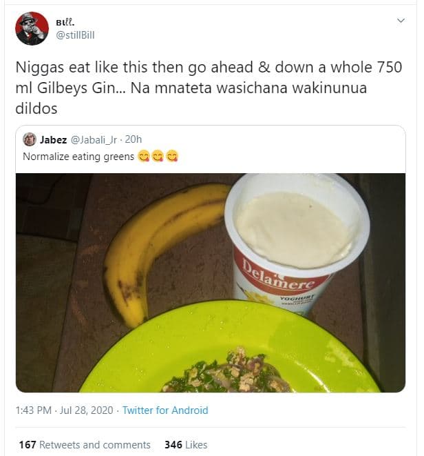 Bıl. stillbill niggas eat like this then g0 ahead down a whole 750 ml gilbeys gi