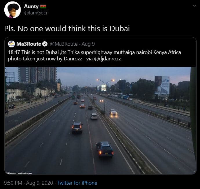 Aunty lamgeci pls. no one would think this is dubai ma3route ma3route aug 18.47