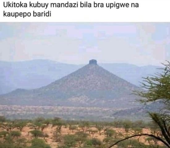 Ukitoka kubuy mandazi bila bra upigwe na kaupepo baridi