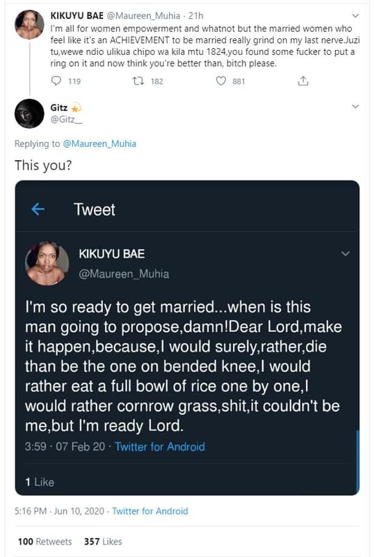 Kikuyu bae maureen_muhia 21h tm all for women empowerment and whatnot but the ma