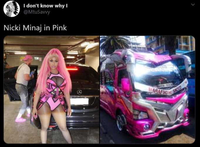 Don't know why mtusavvy nicki minaj in pink