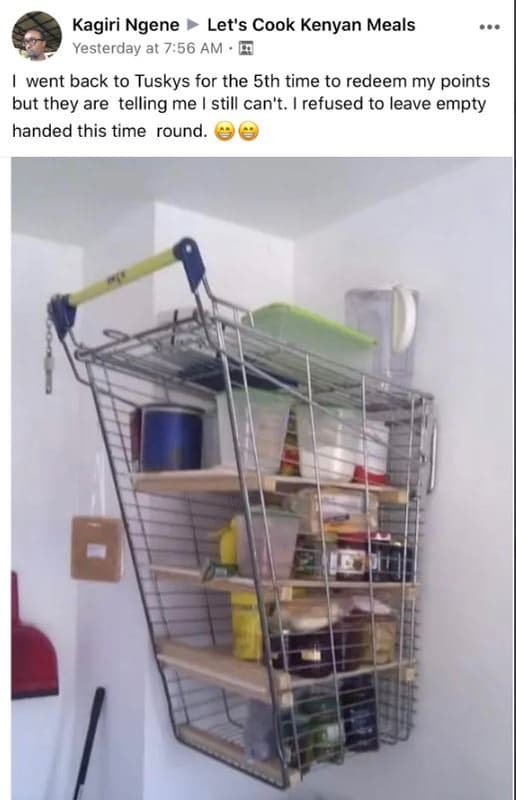 Kagiri ngene let's cook kenyan meals yesterday at 756 am went back to tuskys for