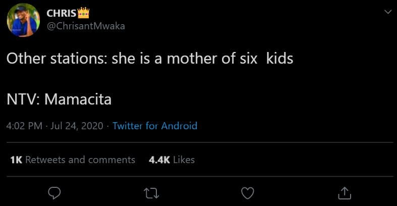 Chris chrisantmwaka other stations she is a mother of six kids ntv mamacita 4.02