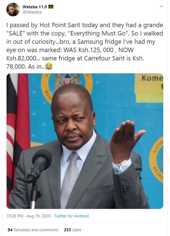 Wateba 11.0 iwateba passed by hot point sarit today and they had a grande sale w