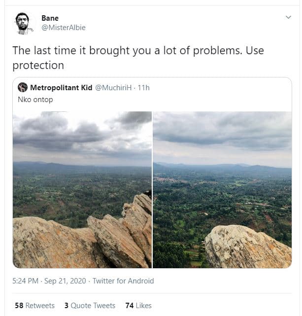 Bane misteralbie the last time it brought you a lot of problems. use protection