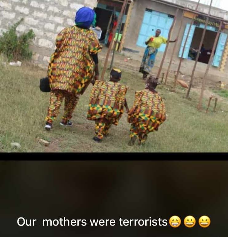 Our mothers were terrorists
