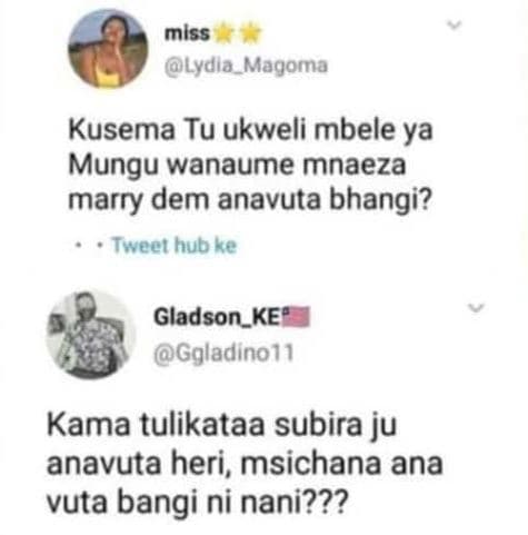 Mlss lydia_magoma kusema tu ukweli mbele ya mungu wanaume mnaeza marry dem anavu