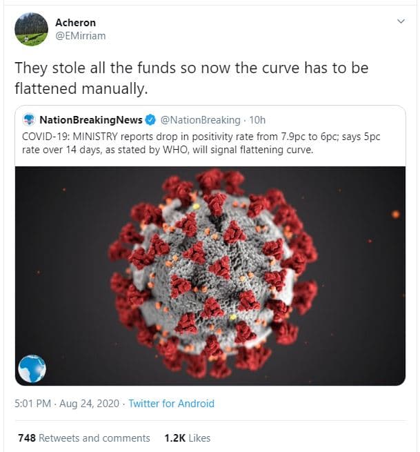 Acheron emirriam they stole all the funds so now the curve has to be flattened m