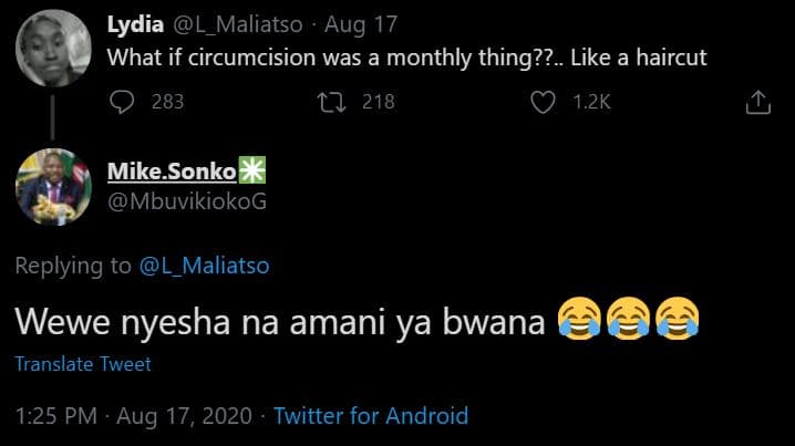 Lydia l_maliatso aug 17 what if circumcision was a monthly thing??. like a hairc