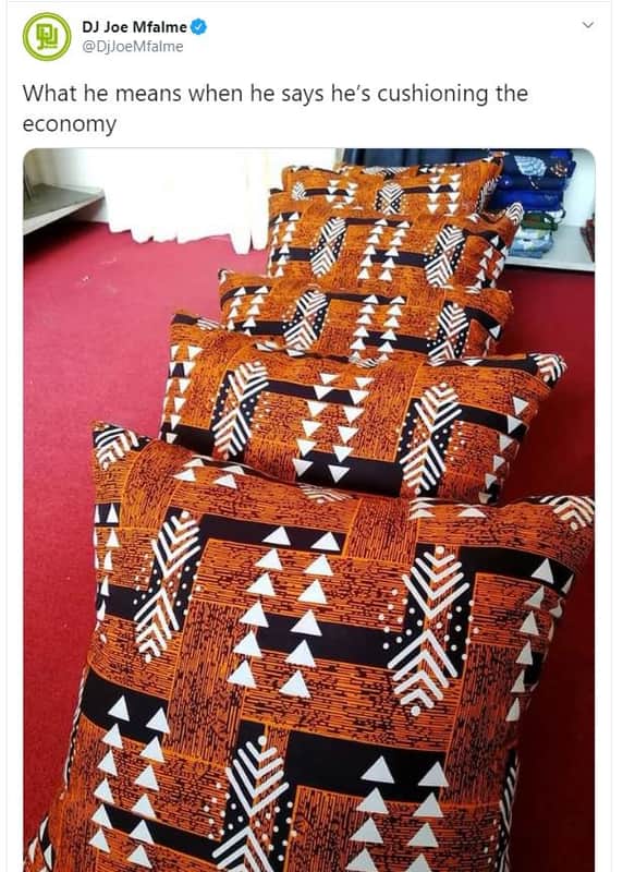 Dj joe mfalme djjoemfalme what he means when he says he's cushioning the economy