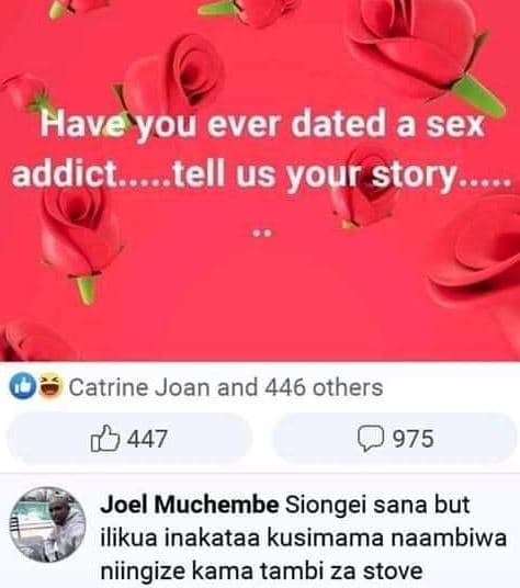 Have you ever dated a sex addict tell us your story catrine joan and 446 others