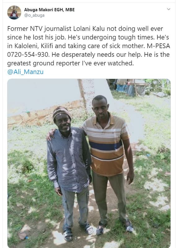 Abuga makori egh, mbe 0_abuga former ntv journalist lolani kalu not doing well e