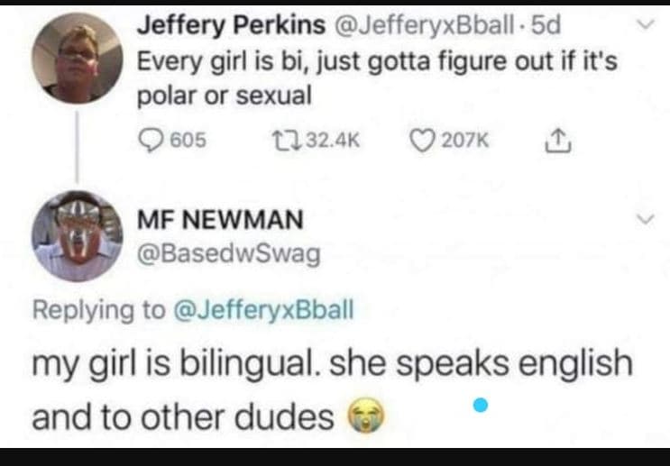 Jeffery perkins jefferyxbball . 5d every girl is bi, just gotta figure out if it