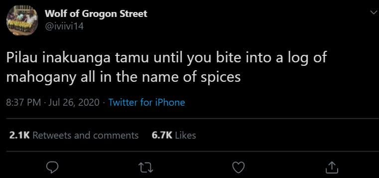 Wolf of grogon street iviivi14 pilau inakuanga tamu until you bite into a log of