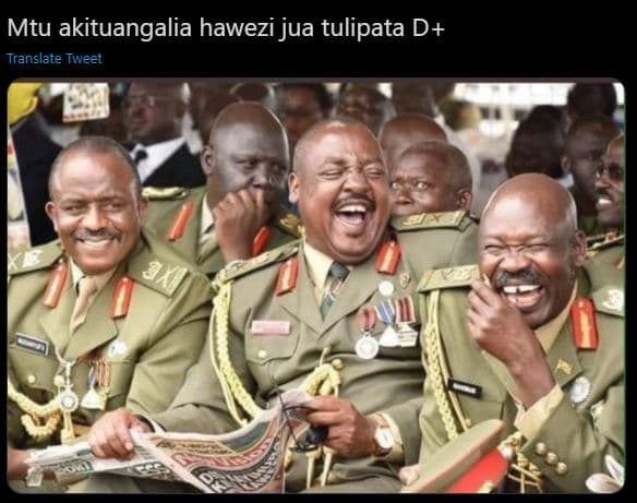 Mtu akituangalia hawezi jua tulipata d translate tweet