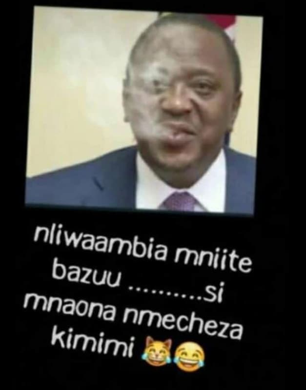 Nli waambia mniite bazuu mnaona si nmecheza kimi imi