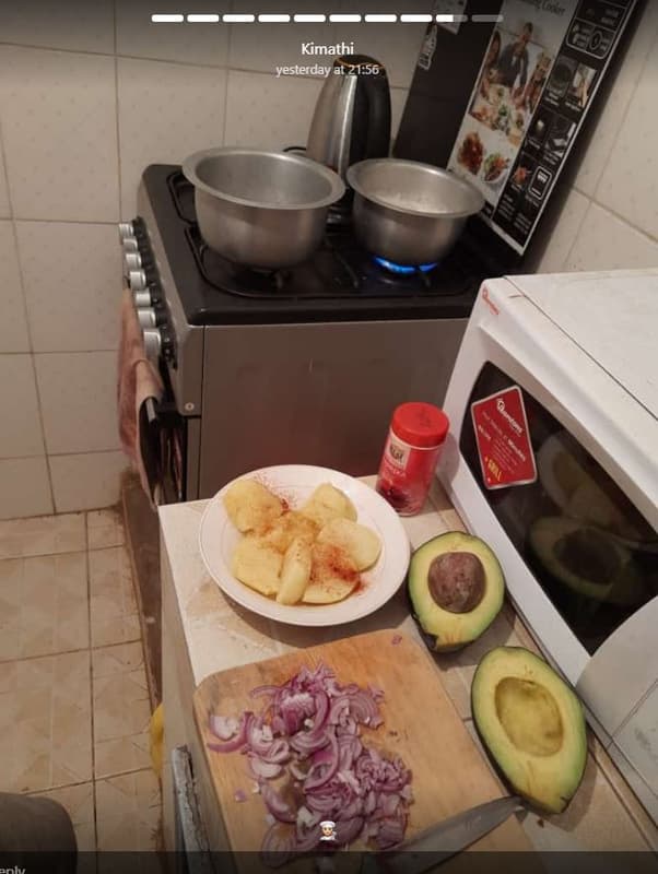 Kimathi yesterday at 21.56 onn