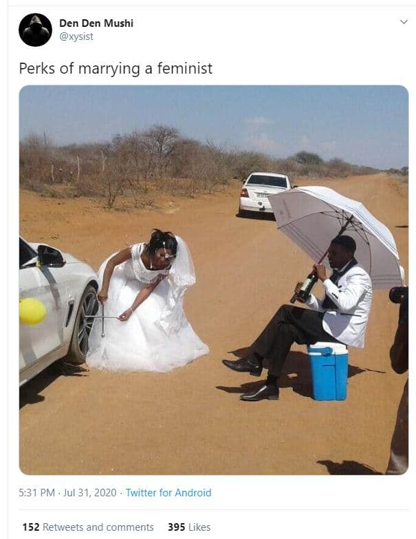 Den den mushi xysist perks of marrying a feminist 5.31 pm . jul 31, twitter for