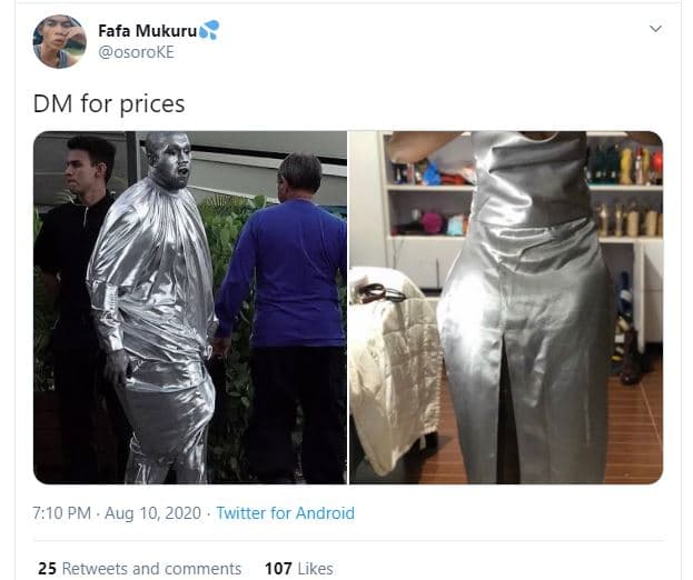Fafa mukuru osoroke dm for prices 7,10 pm aug 10, twitter for android 25 retweet