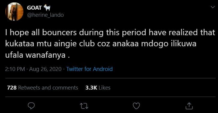 Goat 4 herine_lando hope all bouncers during this period have realized that kuka