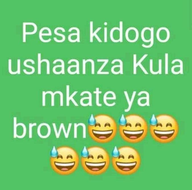 Pesa kidogo ushaanza kula mkate ya brown