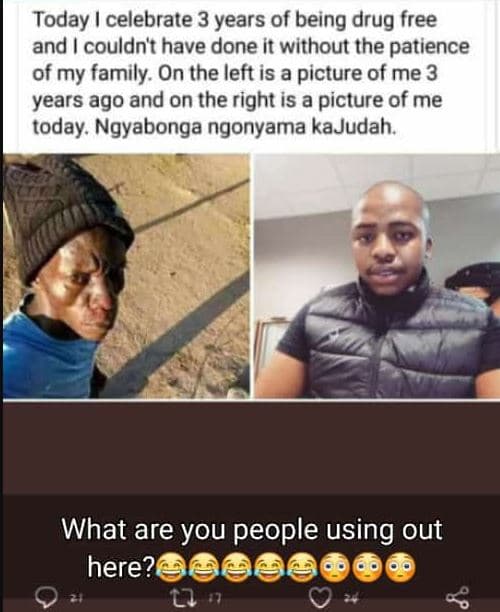 Today celebrate 3 years of being drug free and couldn't have done it without the