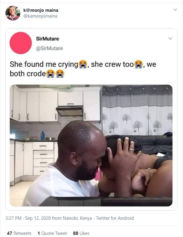 Kmonjo maina kamonjomaina sirmutare sirmutare she found me crying she crew too p