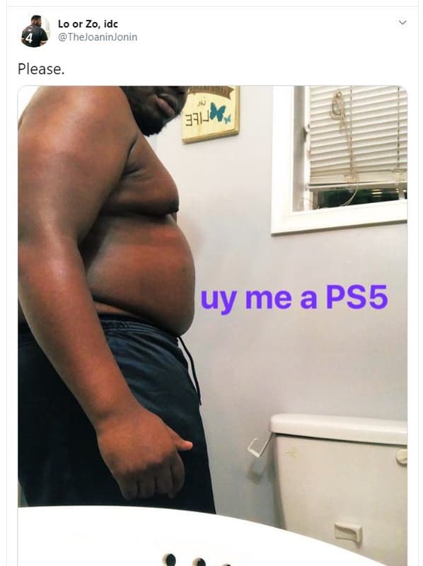 Lo or zo, idc thejoaninjonin please. 37 uy me a ps5