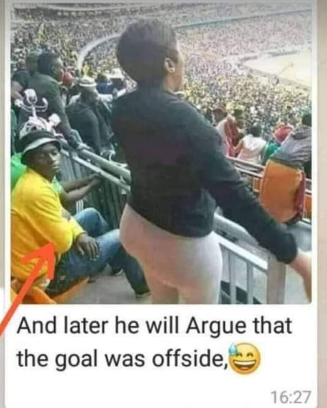 And later he will argue that the goal was offside, 16.27