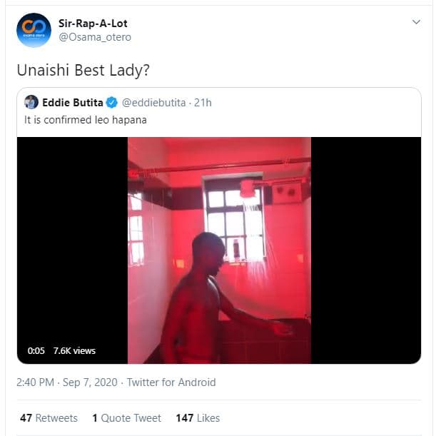 Sirrapalot osama_otero unaishi best lady? eddie butita eddiebutita . 21h it is c