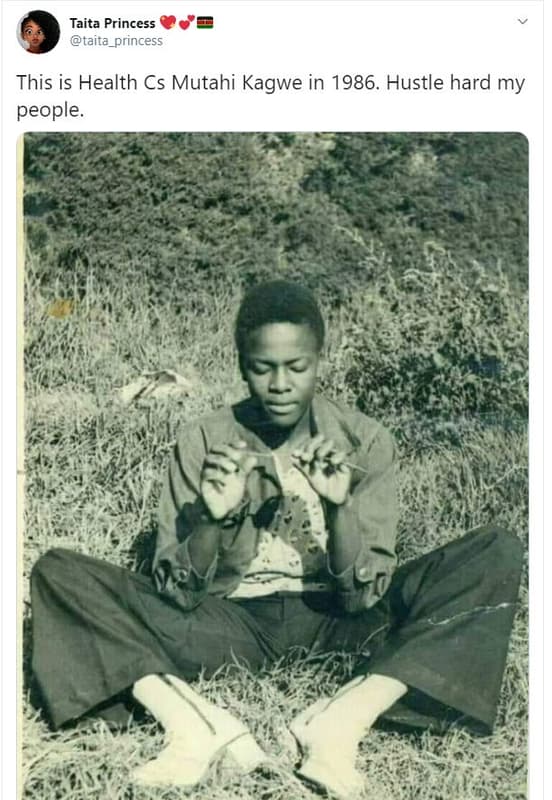 Taita princess taita_princess this is health cs mutahi kagwe in . hustle hard my