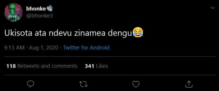 Bhonke bhonke3 ukisota ata ndevu zinamea dengu 9.13 am aug 1, twitter for androi