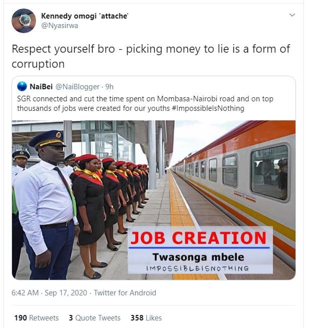 Kennedy omogi 'attache' nyasırwva respect yourself bro picking money to lie is a