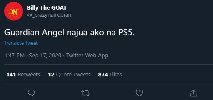 Billy the goat on _crazynairobian guardian angel najua ako na pss. translate twe