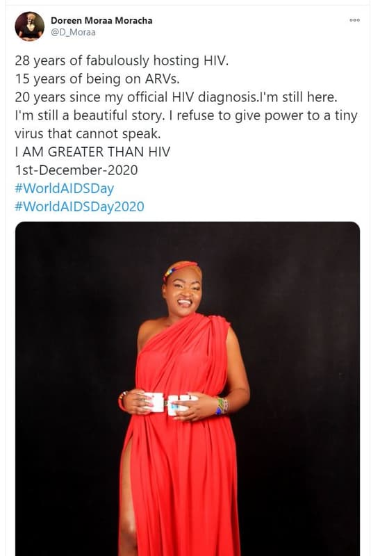 Doreen moraa moracha d_moraa 28 years of fabulously hosting hiv. 15 years of bei