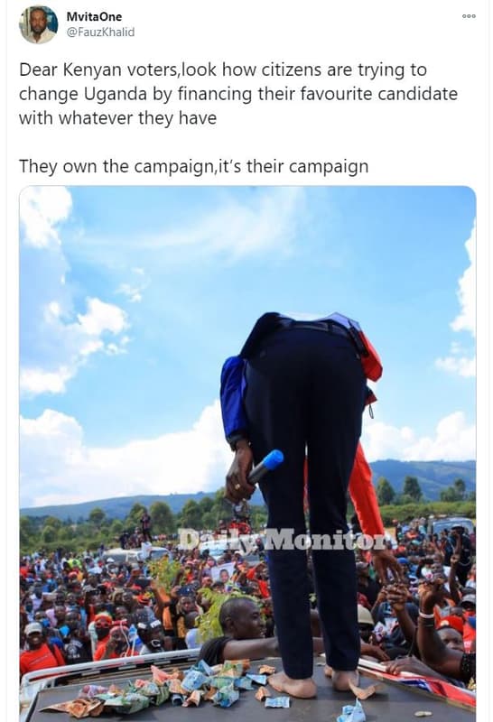 Mvitaone fauzkhalid dear kenyan voters,look how citizens are trying to change ug