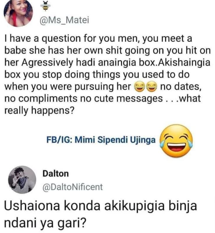 Ms_matei have a question for you men, you meet a babe she has her own shit going