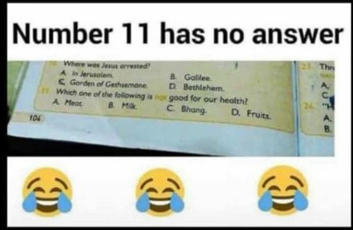 Number 11 has no answer wa o jiui oraura' lio cin gollce gardan gechiemono wnkh