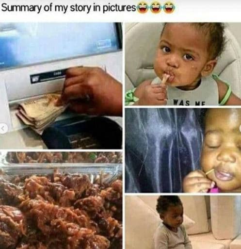 Summary of my story in pictures