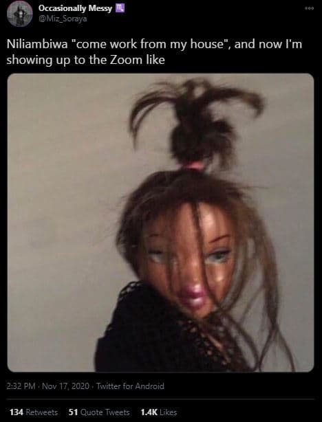 Occasionally messy miz_soraya niliambiwa 'come work from my house , and now l'm