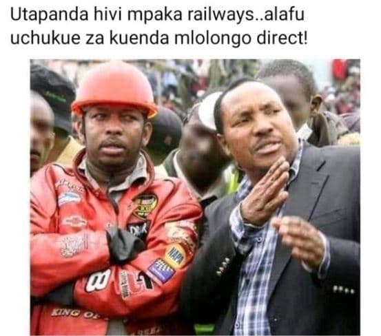 Utapanda hivi mpaka railways.alafu uchukue za kuenda mlolongo direct!