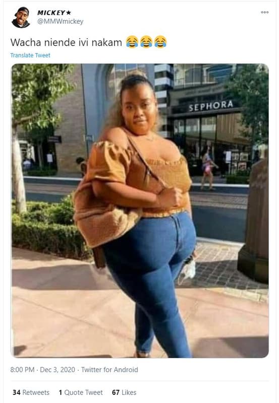 Mickey mmwmickey wacha niende ivi nakam translate tweet 8.00 pm dec 3, twitter f