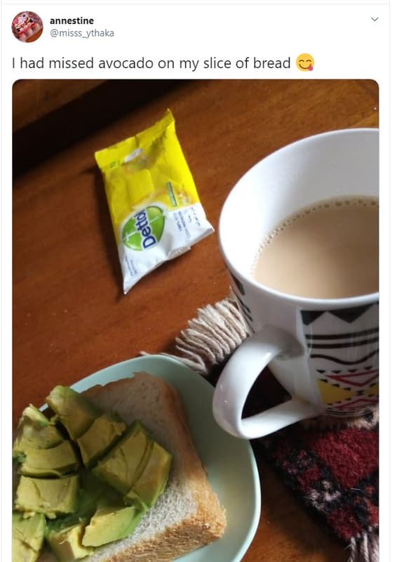 Annestine misss_ythaka had missed avocado on my slice of bread 8