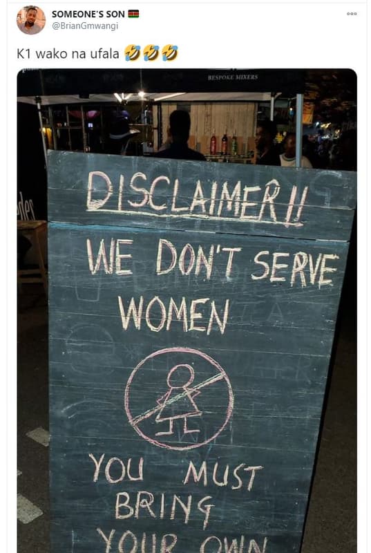 Someone's son briangmwangi k1 wako na ufala 3u aestle wvtrs har disclaimeril we