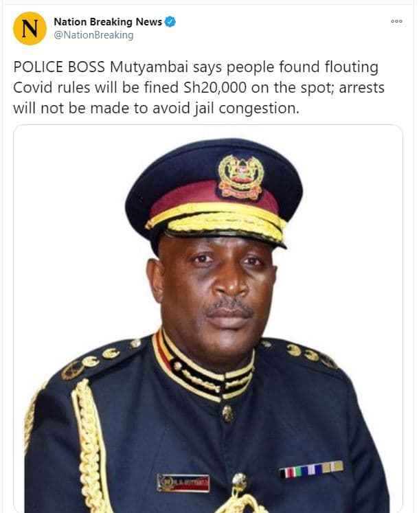 Nation breaking news nationbreaking police boss mutyambai says people found flou