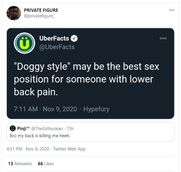 Private figure privatefigure uberfacts uberfacts 000 doggy style may be the best