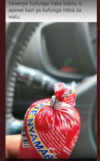 Mwenye hufunga haka kakitu si apewe kazi ya kufunga ndoa za watu yrepl