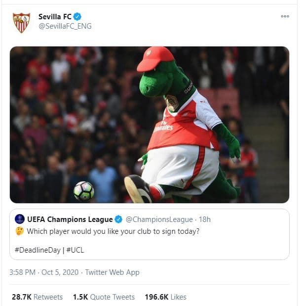 Sevilla fc sevillafc_eng uefa champions league championsleague 18h which player