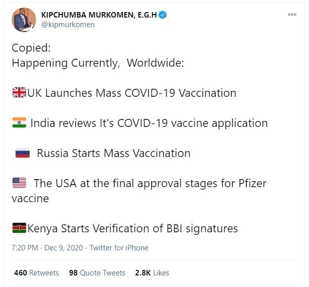 Kipchumba murkomen, eg.h kipmurkomen copied happening currently worldwide uk lau